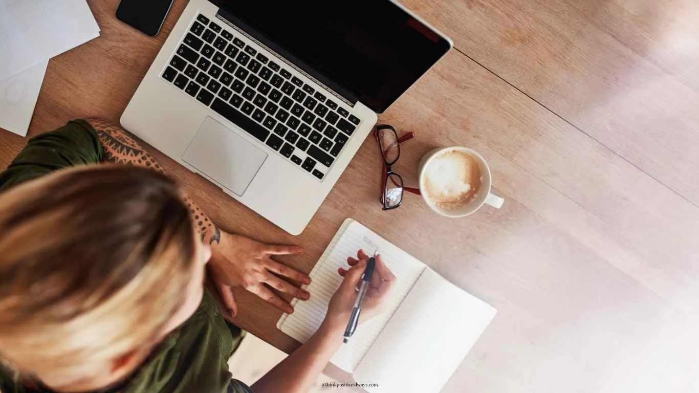 A clean desk setup representing healthy work-life balance.